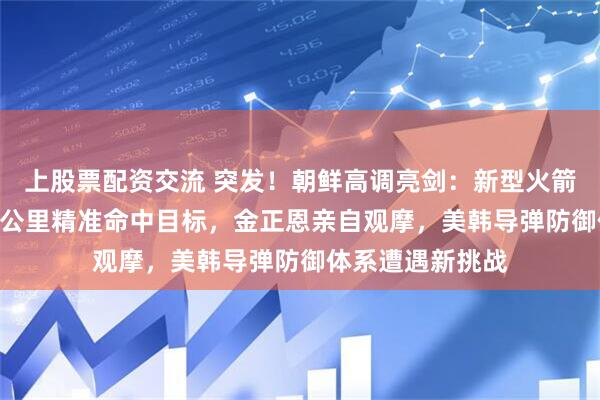 上股票配资交流 突发！朝鲜高调亮剑：新型火箭炮射程飙至358公里精准命中目标，金正恩亲自观摩，美韩导弹防御体系遭遇新挑战