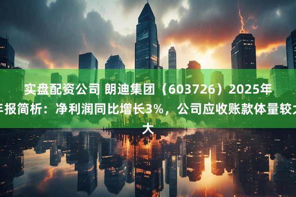 实盘配资公司 朗迪集团（603726）2025年年报简析：净利润同比增长3%，公司应收账款体量较大
